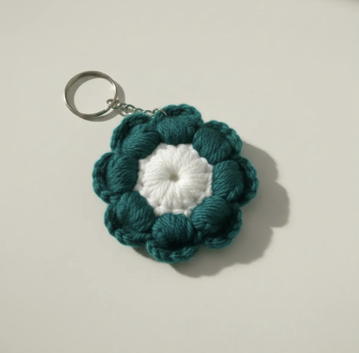 Daisy Flower Keychain